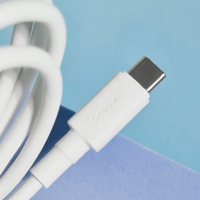 Кабель Proove Small Silicone Type-C to Lightning 20W (1m) (CCSM20002102) White