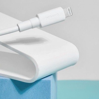 Кабель Proove Small Silicone Type-C to Lightning 20W (1m) (CCSM20002102) White