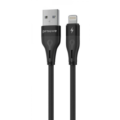 Кабель Proove Soft Silicone Lightning 2.4A (1m) (CCSO20001101) Black