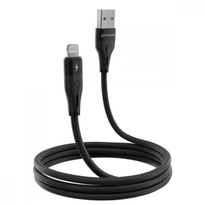Кабель Proove Soft Silicone Lightning 2.4A (1m) (CCSO20001101) Black