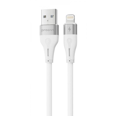 Кабель Proove Soft Silicone Lightning 2.4A (1m) (CCSO20001102) White