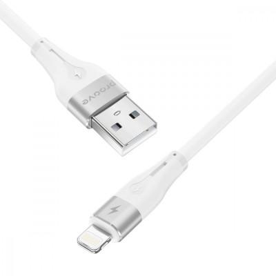 Кабель Proove Soft Silicone Lightning 2.4A (1m) (CCSO20001102) White