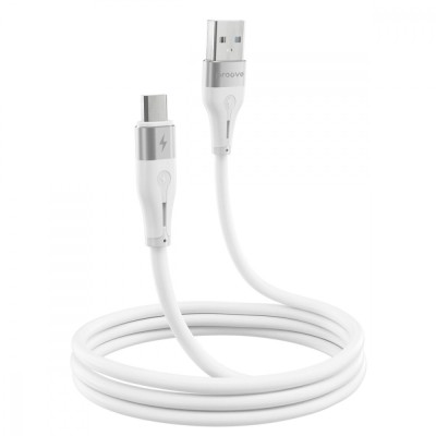 Кабель Proove Soft Silicone Micro USB 2.4A (1m) (CCSO20001302) white