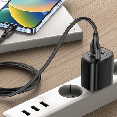 Кабель Proove Soft Silicone Micro USB 2.4A (1m) (CCSO20001302) white