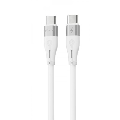 Кабель Proove Soft Silicone Type-C to Type-C 60W (1m) (CCSO60002202) White