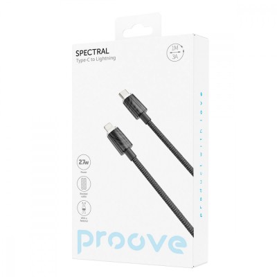 Кабель Proove Spectral Type-C To Lightning 27W (1m) (CCSP27002115) Pink