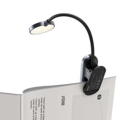 LED Лампа для Дому Baseus Comfort Reading Mini Clip (Dark Gray)(DGRAD-0G)