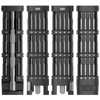 Багатофункціональний набір викруток Proove Fixer 46in1 (MTSF46000003) Gray Багатофункціональний набір викруток Proove Fixer 46in1 (MTSF46000003) Gray