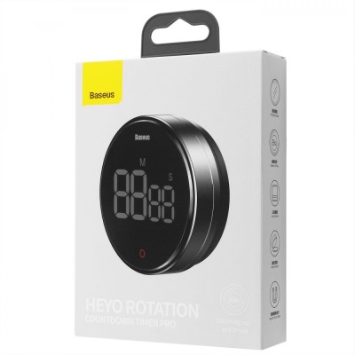 Магнітний Таймер Baseus Heyo Rotation Countdown Pro (dark Gray) (FMDS000013) Магнітний Таймер Baseus Heyo Rotation Countdown Pro (dark Gray) (FMDS000013)