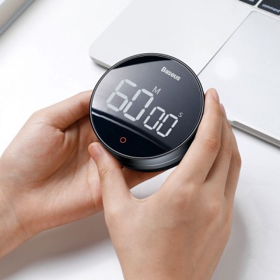 Магнітний Таймер Baseus Heyo Rotation Countdown Pro (dark Gray) (FMDS000013) Магнітний Таймер Baseus Heyo Rotation Countdown Pro (dark Gray) (FMDS000013)