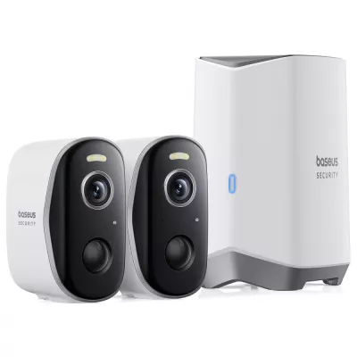 Набір камер Baseus Security 2K N1 Plus Outdoor (2pcs) (S0TY002132) White