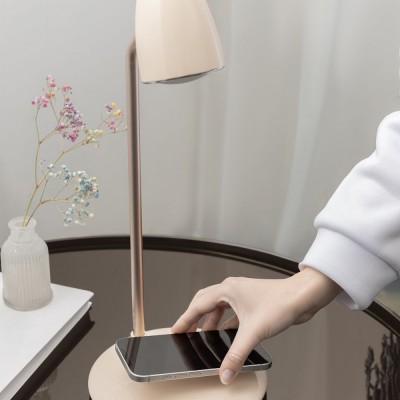 Настільна лампа з Бездротовою Зарядкою Proove Modern (PLMD05002007) Beige