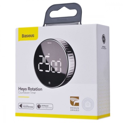 Таймер Baseus heyo Rotation Countdown Timer Black(ACDJS-01) Таймер Baseus heyo Rotation Countdown Timer Black(ACDJS-01)