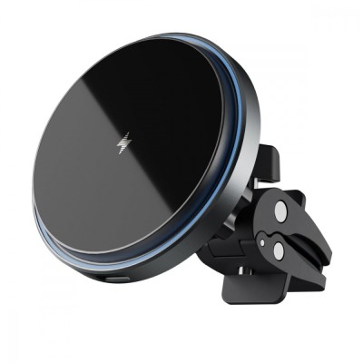 Автомобільний тримач З бездротовою зарядкою Proove Magic Circle Pro 15W (WHMP15010001) Black