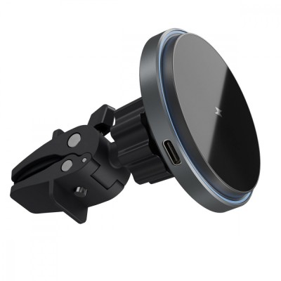 Автомобільний тримач З бездротовою зарядкою Proove Magic Circle Pro 15W (WHMP15010001) Black