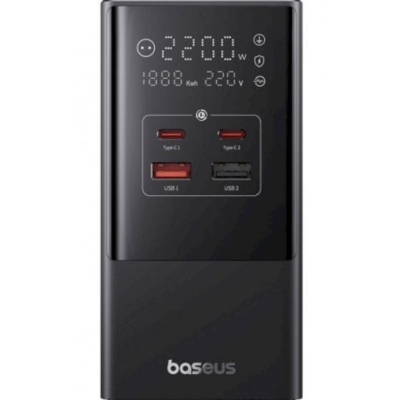Зарядний Пристрій Baseus Power Combo Cube Power Strip 3xAC+2xUSB+2xType-C 30W (1.5m) (E00023606113-00) Black