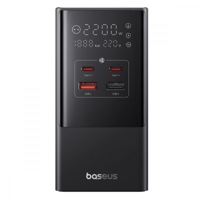 Зарядний Пристрій Baseus Power Combo Cube Power Strip 3xAC+2xUSB+2xType-C 30W (1.5m) (E00023606113-00) Black