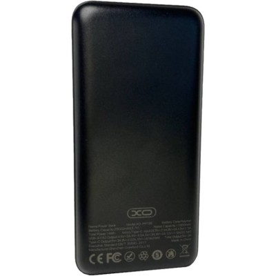 зовн. акум. XO PR188 - 20000 mAh PD20W + QC22.5W (Чорний)