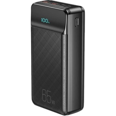 зовн. акум. XO PR201 - 30000 mAh PD65W for laptop (Чорний)
