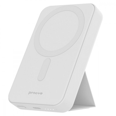 Зовнішній MagSafe Акумулятор Proove 10000mAh 20W Hyperion (PBHP15020002) White