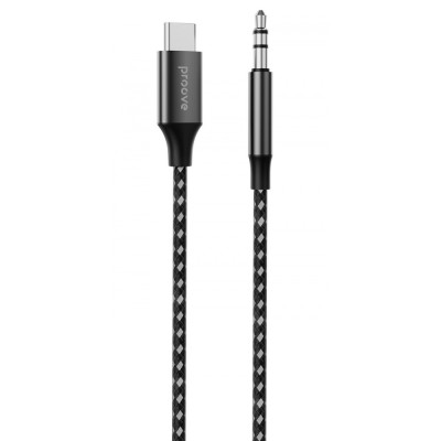 Кабель AUX Proove SoundMesh Lightning to 3.5mm (1m) (ACSM00004801) Gray