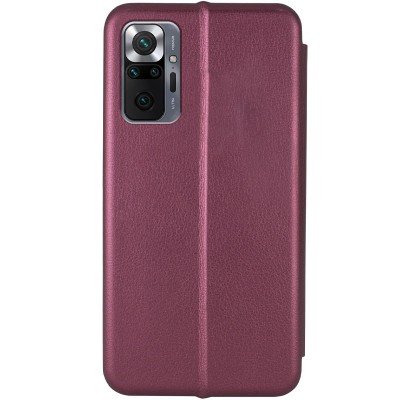 Кожаный чехол (книжка) Classy для Xiaomi Redmi Note 10 Pro / 10 Pro Max Бордовый Кожаный чехол (книжка) Classy для Xiaomi Redmi Note 10 Pro / 10 Pro Max Бордовый