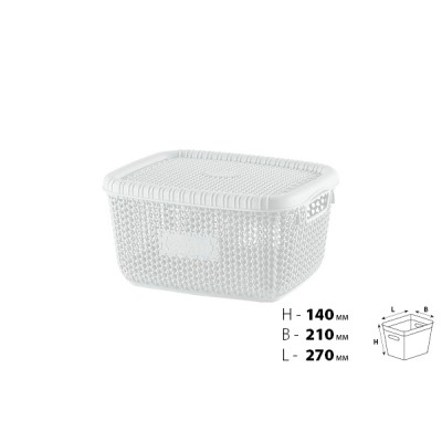 Корзина VIOLET HOUSE 1009 Виолетта WHITE з/кр. 5 л (1009 Виолетта WHITE с/кр. 5 л) Корзина VIOLET HOUSE 1009 Виолетта WHITE з/кр. 5 л (1009 Виолетта WHITE с/кр. 5 л)