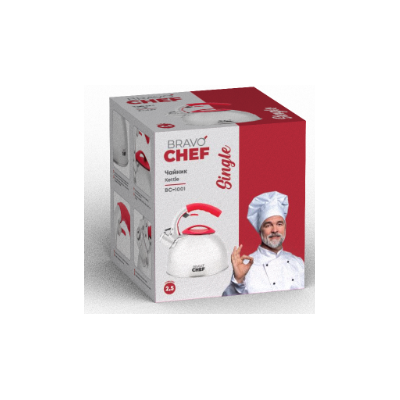 Чайник BRAVO CHEF Single 2.5 л (BC-1001)