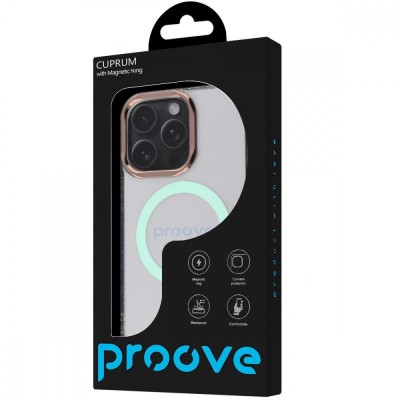 Чохол Proove Cuprum Case with Magnetic Ring iPhone 16 Pro white