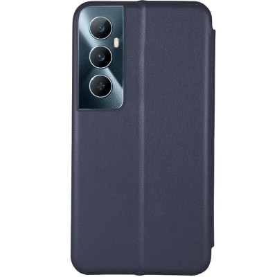 Шкіряний чохол (книжка) Classy для Realme C65 4G Темно-синій