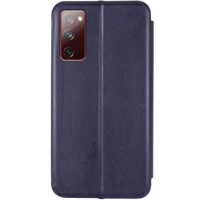 Шкіряний чохол (книжка) Classy для Samsung Galaxy S20 FE Темно-синій