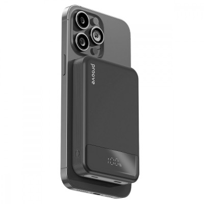 Портативна батарея Proove 10000mAh 20W Hoodman Magnetic (PBH120010003) Grey