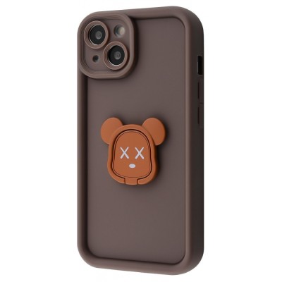 Чохол Pretty Case iPhone 13 bear/brown