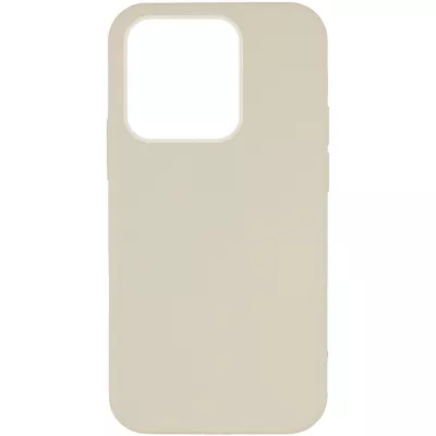 Чохол Silicone Case Full Protective (AA) NO LOGO для Apple iPhone 13 Pro Max (6.7") Бежевий / Antigue White