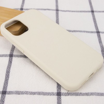 Чохол Silicone Case Full Protective (AA) NO LOGO для Apple iPhone 14 Pro Max (6.7") Бежевий / Antigue White