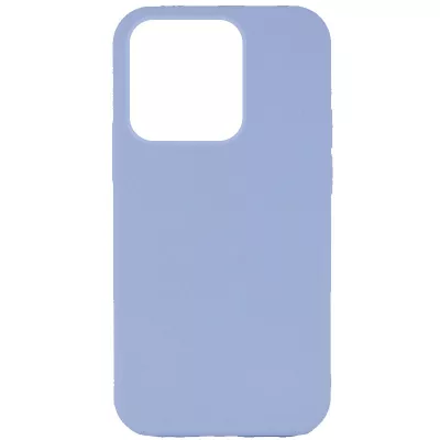 Чохол Silicone Case Full Protective (AA) NO LOGO для Apple iPhone 14 Pro Max (6.7") Блакитний / Lilac Blue