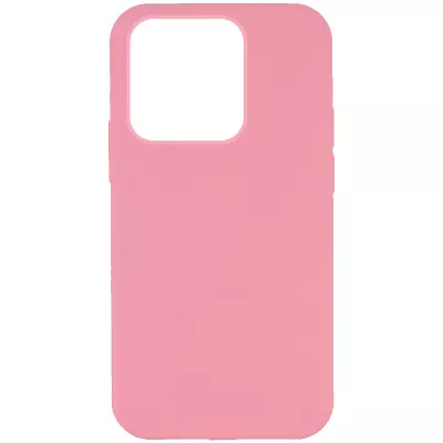 Чохол Silicone Case Full Protective (AA) NO LOGO для Apple iPhone 14 Pro Max (6.7") Рожевий / Light pink