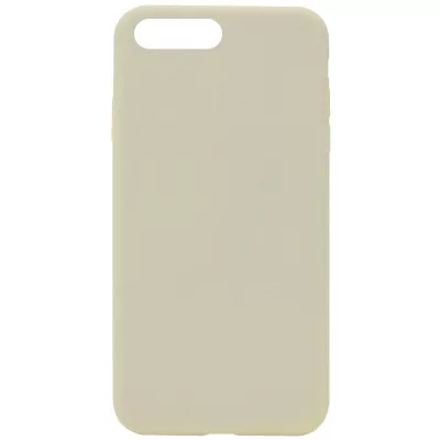 Чохол Silicone Case Full Protective (AA) NO LOGO для Apple iPhone 7 plus / 8 plus (5.5") Бежевий / Antigue White