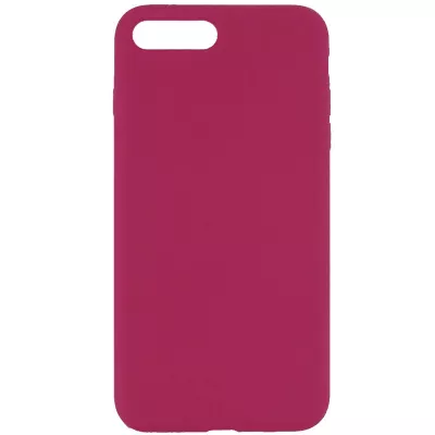 Чохол Silicone Case Full Protective (AA) NO LOGO для Apple iPhone 7 plus / 8 plus (5.5") Червоний / Rose Red