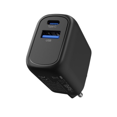Зарядний Пристрій Proove Silicone Power Plus 30W (Type-C + USB) (WCSP3011001) Black