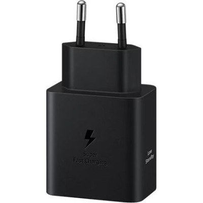 Зарядний Пристрій Samsung 45W Compact Power Adapter (w C to C Cable) EP-T4511XBEGEU / Чорна