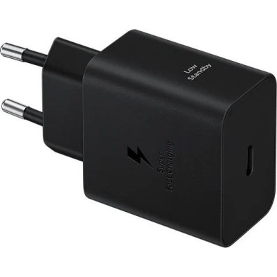 Зарядний Пристрій Samsung 45W Compact Power Adapter (w C to C Cable) EP-T4511XBEGEU / Чорна