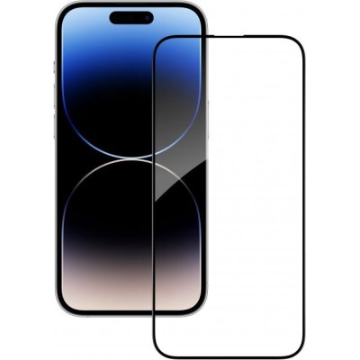 Захисне скло iPhone 14 Pro/15/16 3D Curved Black