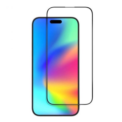 Захисне скло iPhone 16 Plus GLASSCOVE 3D Curved Black Захисне скло iPhone 16 Plus GLASSCOVE 3D Curved Black