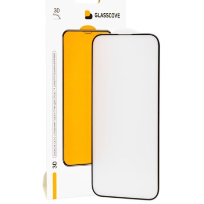 Захисне скло iPhone 16 Pro Max GLASSCOVE 3D Curved Black