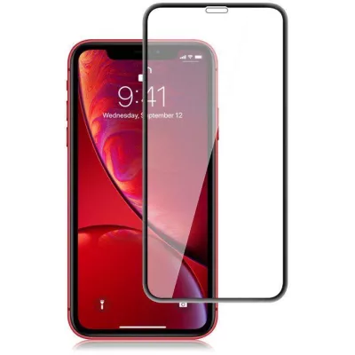 Захисне скло IPhone XR/11 Privacy 5D (full glue) (тех.пак) Black