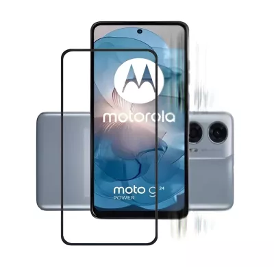 Захисне скло Motorola G24/G24 Power Full Coverage Black