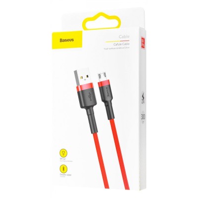 Кабель Baseus Cafule USB кабель USB For Micro 2A 3М (CAMKLF-HG1) Black/Grey