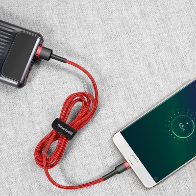 Кабель Baseus Cafule USB кабель USB For Micro 2A 3М (CAMKLF-HG1) Black/Grey