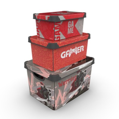 Коробка QUTU STYLE BOX с/к GAME WARRIOR 5л. (STYLE BOX с/к GAME WARRIOR 5л.) Коробка QUTU STYLE BOX с/к GAME WARRIOR 5л. (STYLE BOX с/к GAME WARRIOR 5л.)